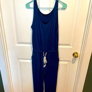 Womens sleeveless jumpsuit.